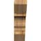 Ekena Millwork Balboa Slat Rough Sawn Bracket, Western Red Cedar, 4"W x 14"D x 14"H BKT04X14X14BOA06RWR - alternate 2